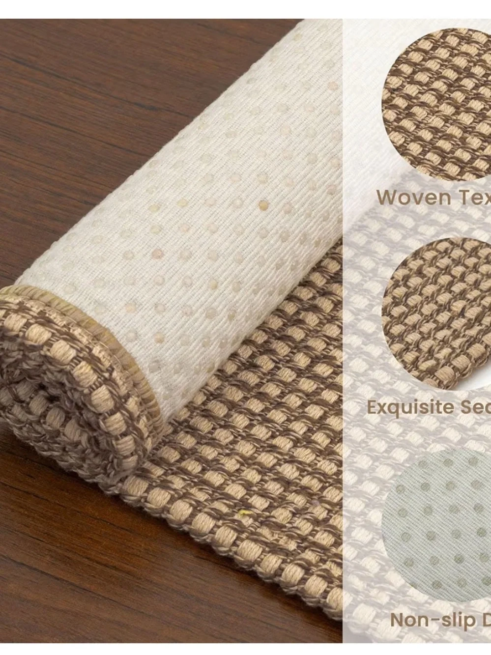 Kitchen Comfort Non-Slip Floor Mats (Tan)